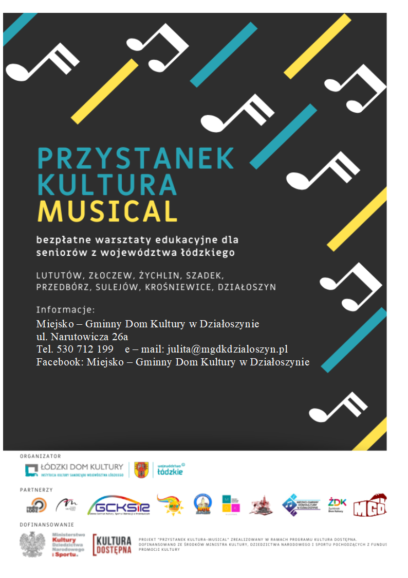 Plakat - Przystanek Kultura Musical