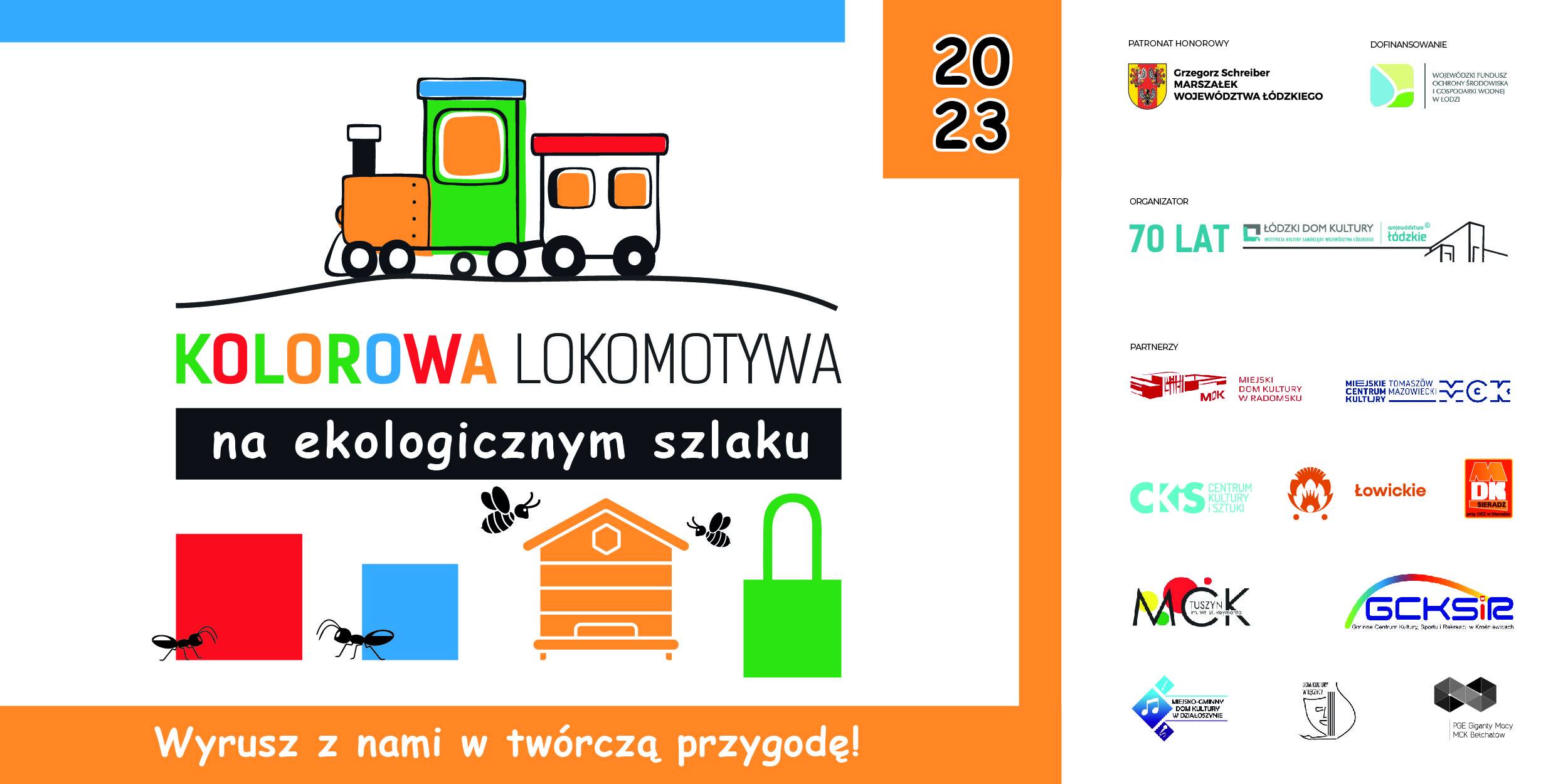 2023 - Kolorowa Lokomotywa - plakat
